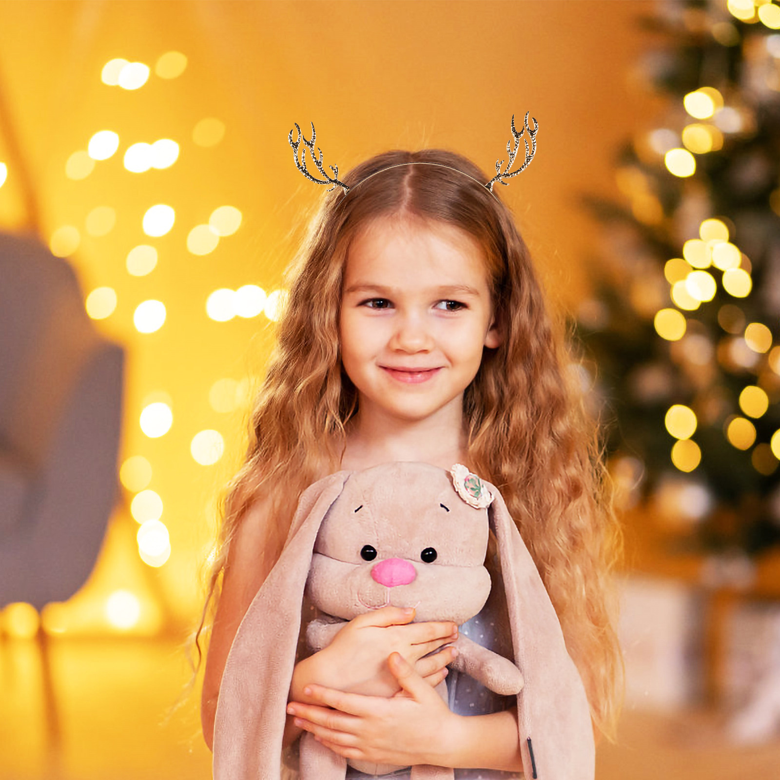 Christmas Antler Headband Rein - Reindeer Antlers Headband ulasan dan harga