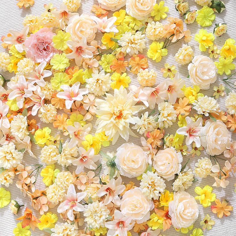 20/50Pcs Mix Yellow Artificial - Christmas Wreath Fake ulasan dan harga