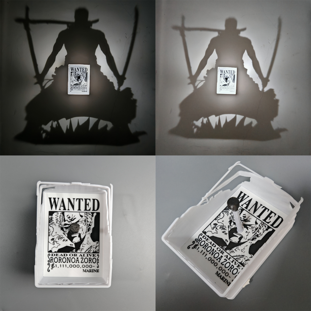 One Piece Luffy Zoro Shadow Li - Ornament Ball Set ulasan dan harga