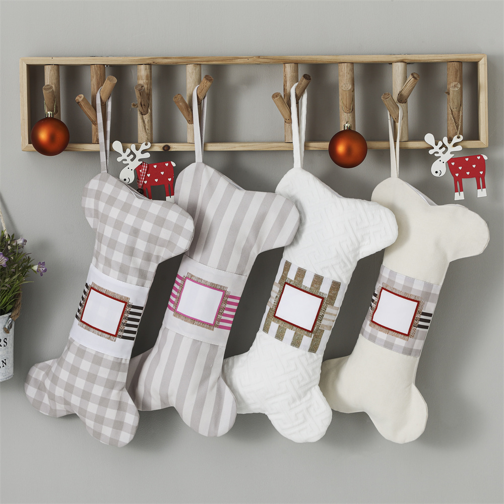 Plaid Pet Christmas Stocking F - Christmas Stocking Hanging ulasan dan harga