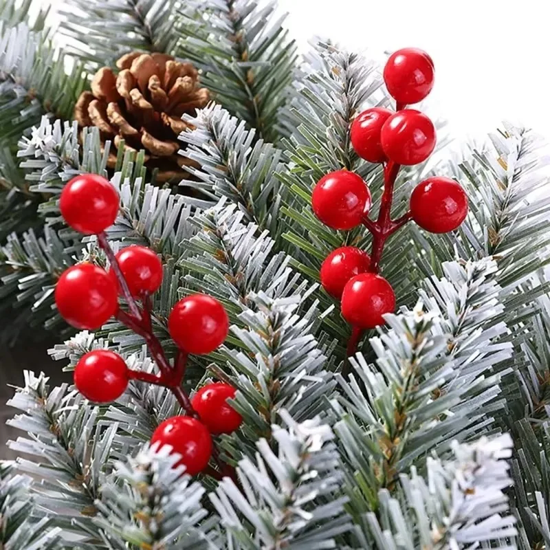 100/5PCS Artificial Red Berrie - Christmas Wreath Fake ulasan dan harga