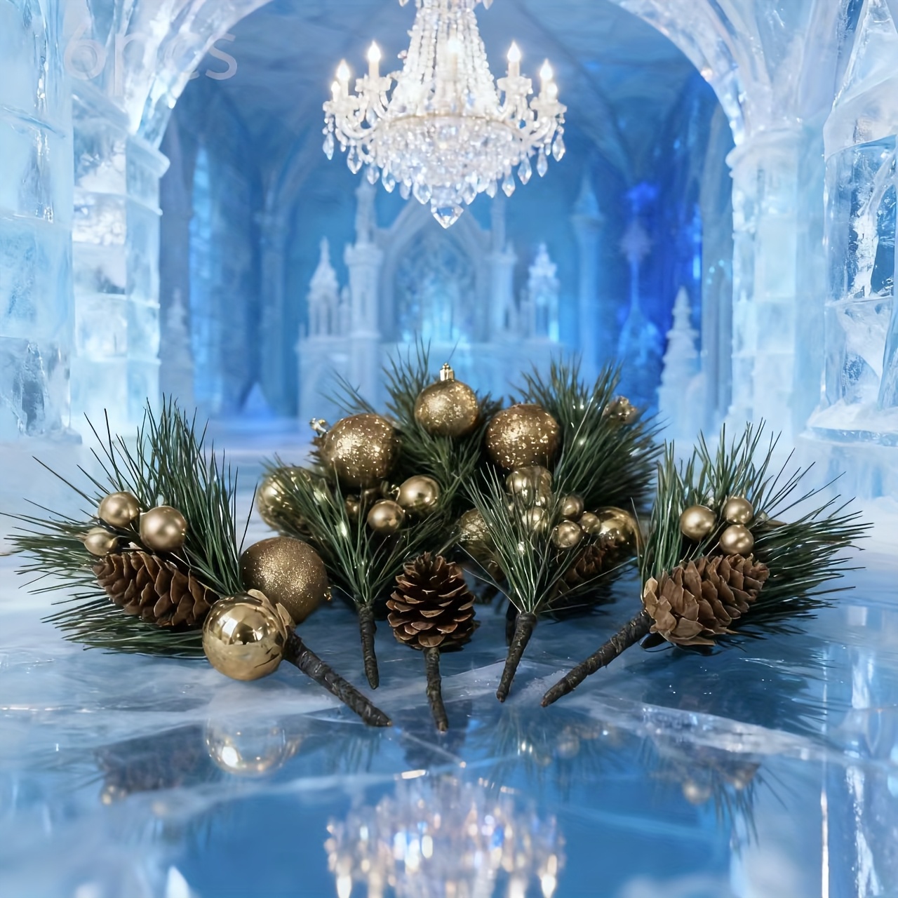 6pcs Artificial Christmas Pine - Christmas Tree Artificial ulasan dan harga
