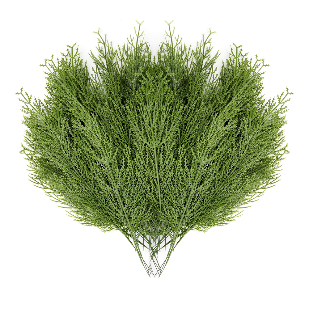 20Pcs Artificial Pine Sprigs F - Christmas Wreath Fake ulasan dan harga