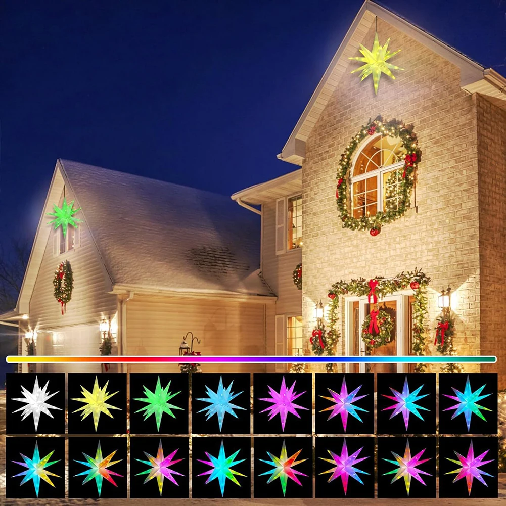 25/40/50/60CM Christmas Star L - Star Tree Topper ulasan dan harga
