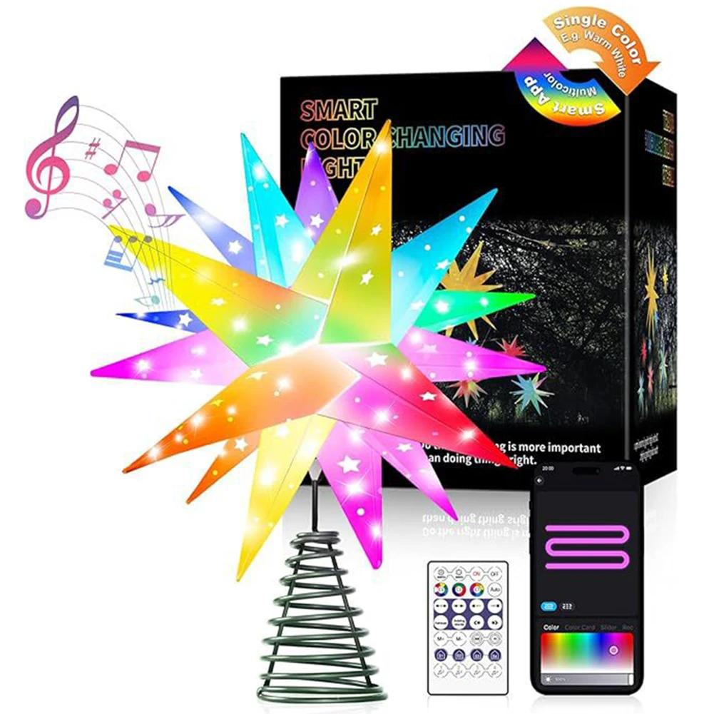 25/40/50/60CM Christmas Star L - Star Tree Topper ulasan dan harga