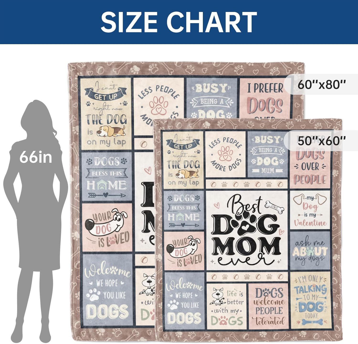 Best Dog Mom Blanket – Cozy Th - Christmas Throw Blanket ulasan dan harga