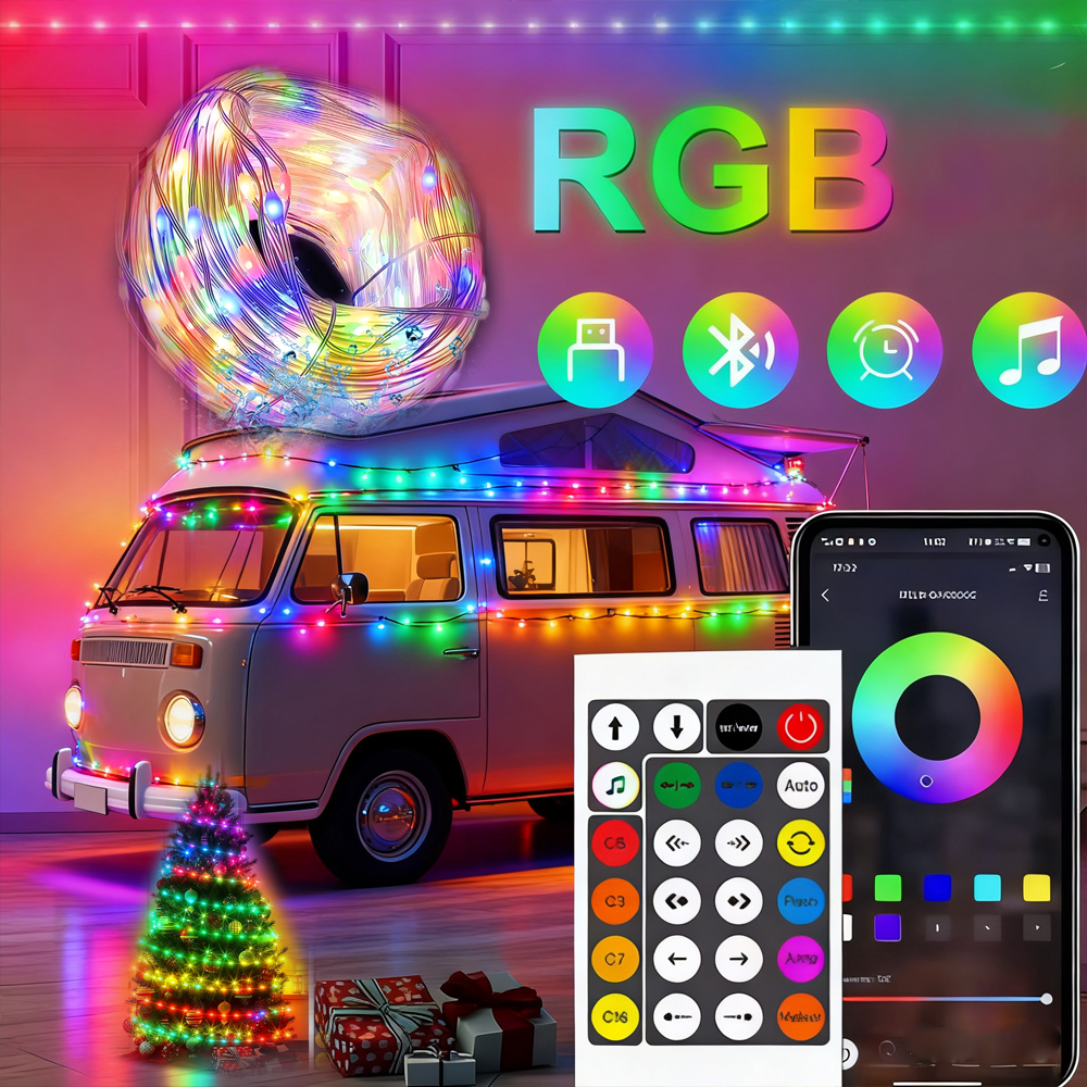 Car Led String RGB Fairy Light - Led Fairy String Lights ulasan dan harga