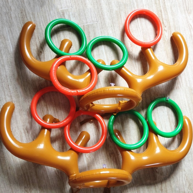 1/3/5set Christmas Game Inflat - Reindeer Antlers Headband ulasan dan harga