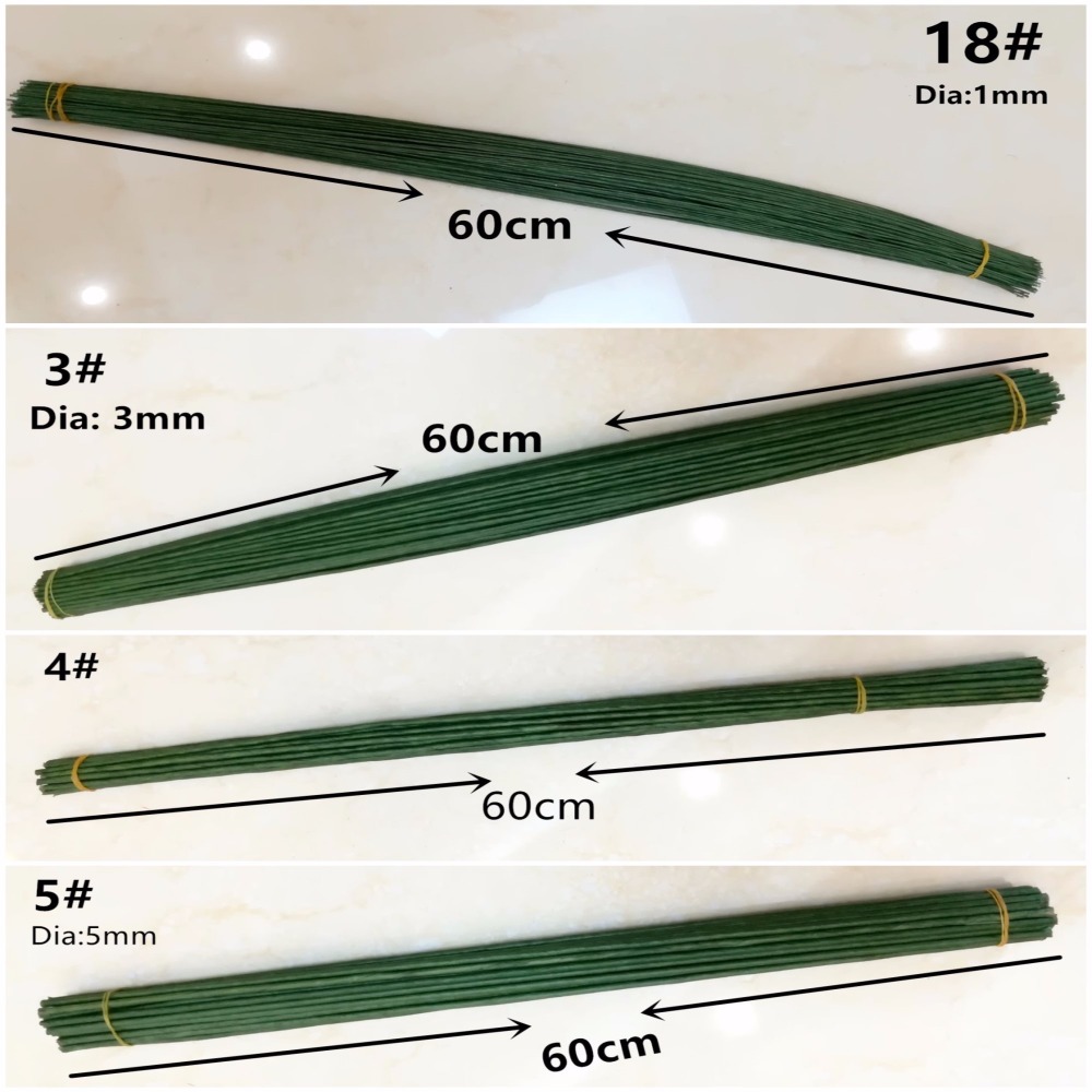 1mm 2/3/4/5mm 40/60cm Dark Gre - Christmas Wreath Fake ulasan dan harga