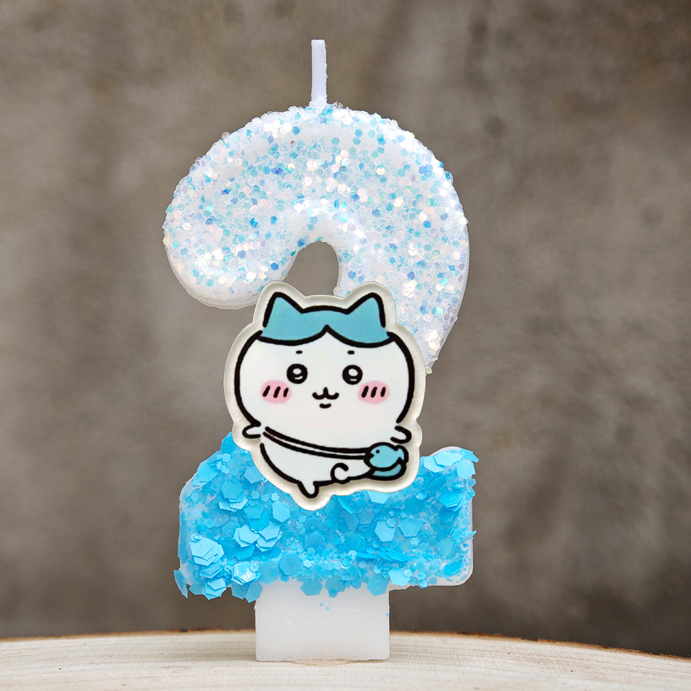 Cartoon Chiikawa Birthday Cake - Holiday Candle Set ulasan dan harga