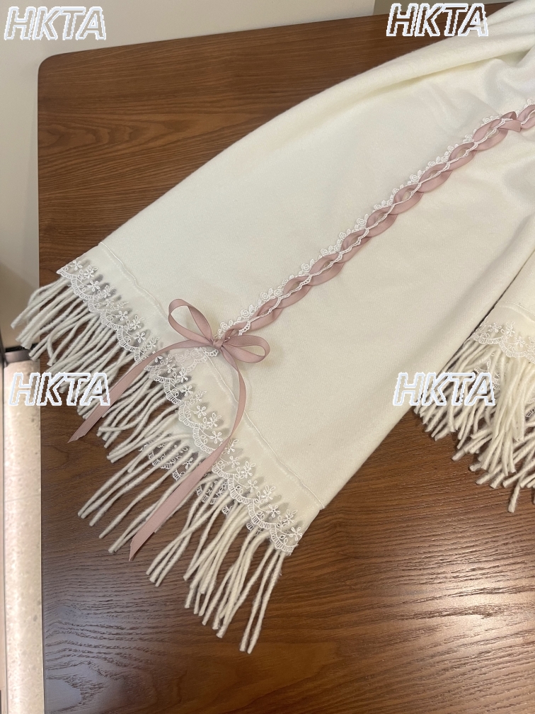 Cute Retro Ribbon Scarves Wome - Ribbon Bow Gift ulasan dan harga