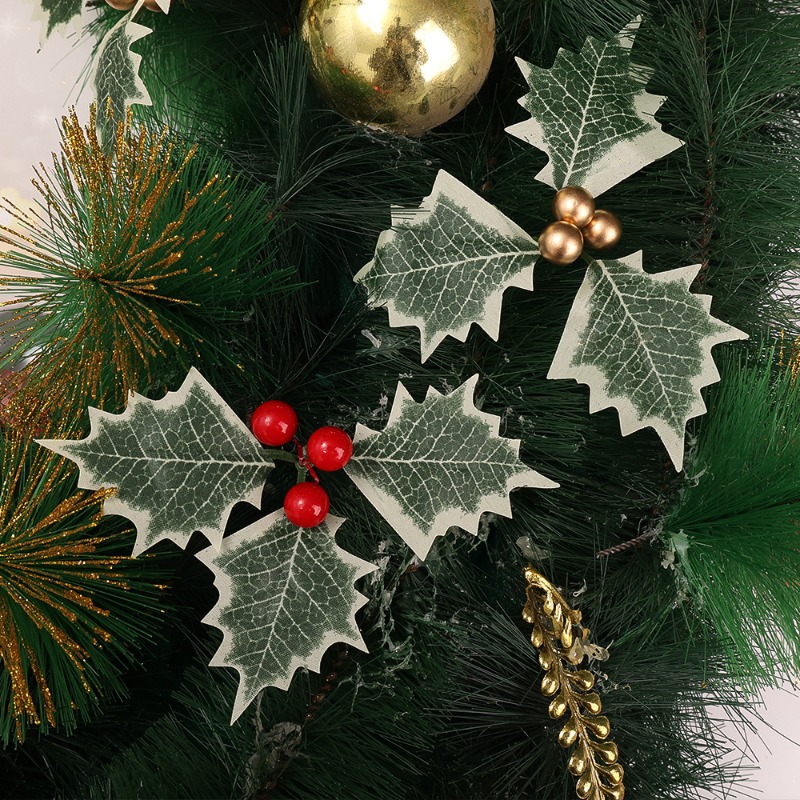 5-50pcs Christmas Holly Berrie - Christmas Wreath Fake ulasan dan harga