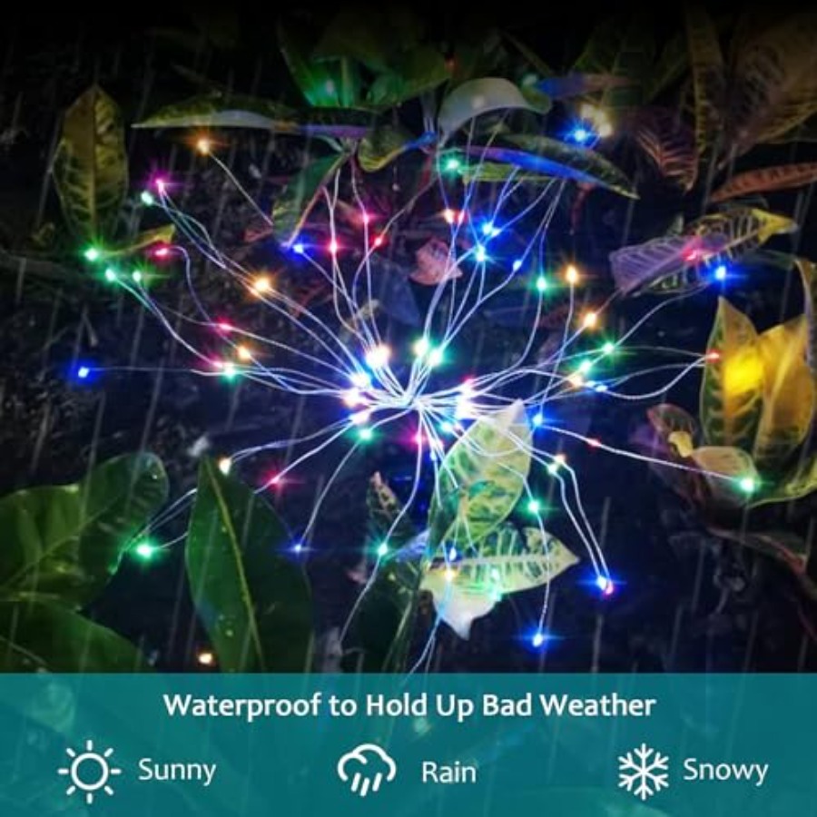 Solar Firework Lights, Lightin - Christmas Lights Outdoor ulasan dan harga