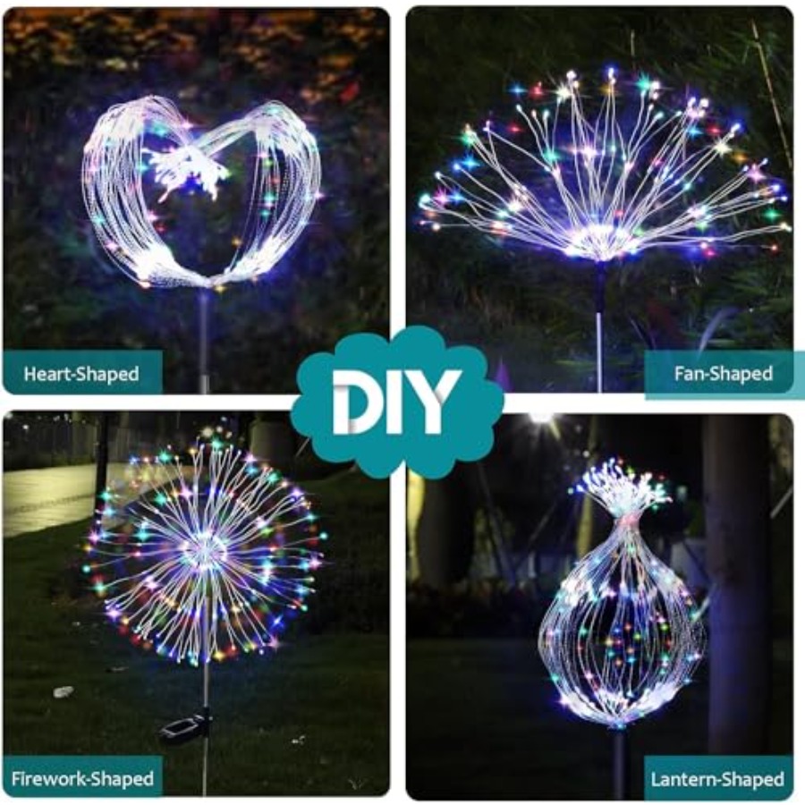 Solar Firework Lights, Lightin - Christmas Lights Outdoor ulasan dan harga