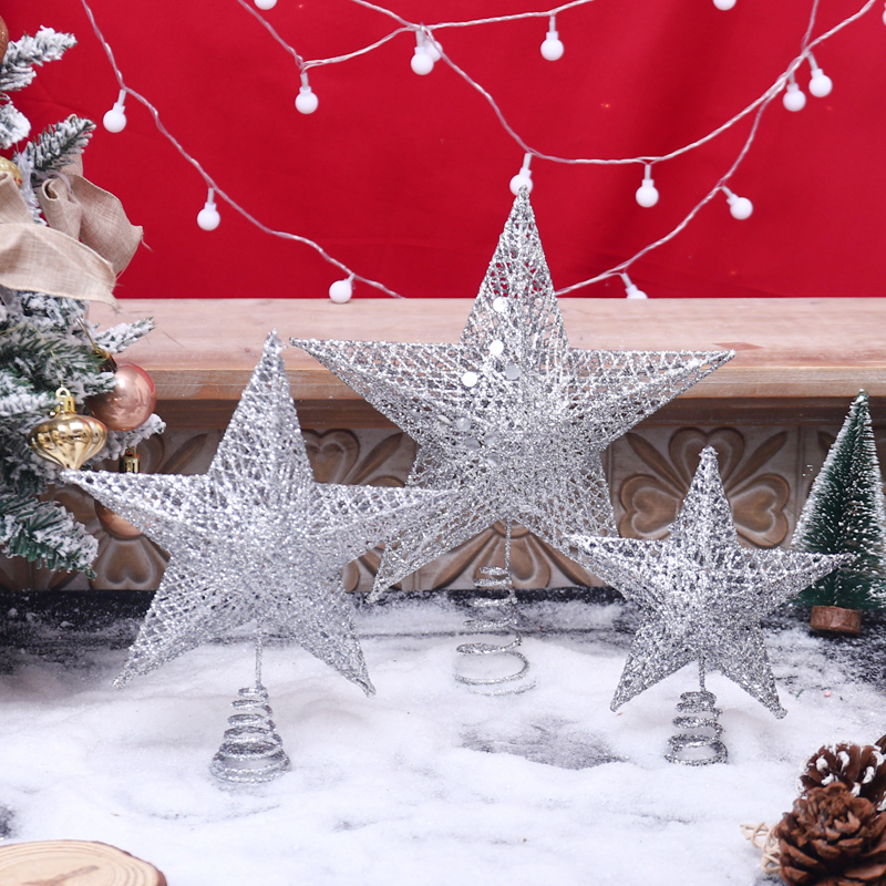 Glitter Christmas Tree Topper  - Star Tree Topper ulasan dan harga