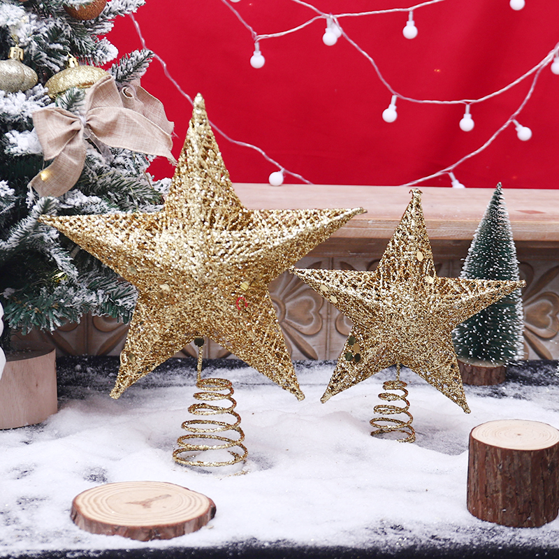 Glitter Christmas Tree Topper  - Star Tree Topper ulasan dan harga