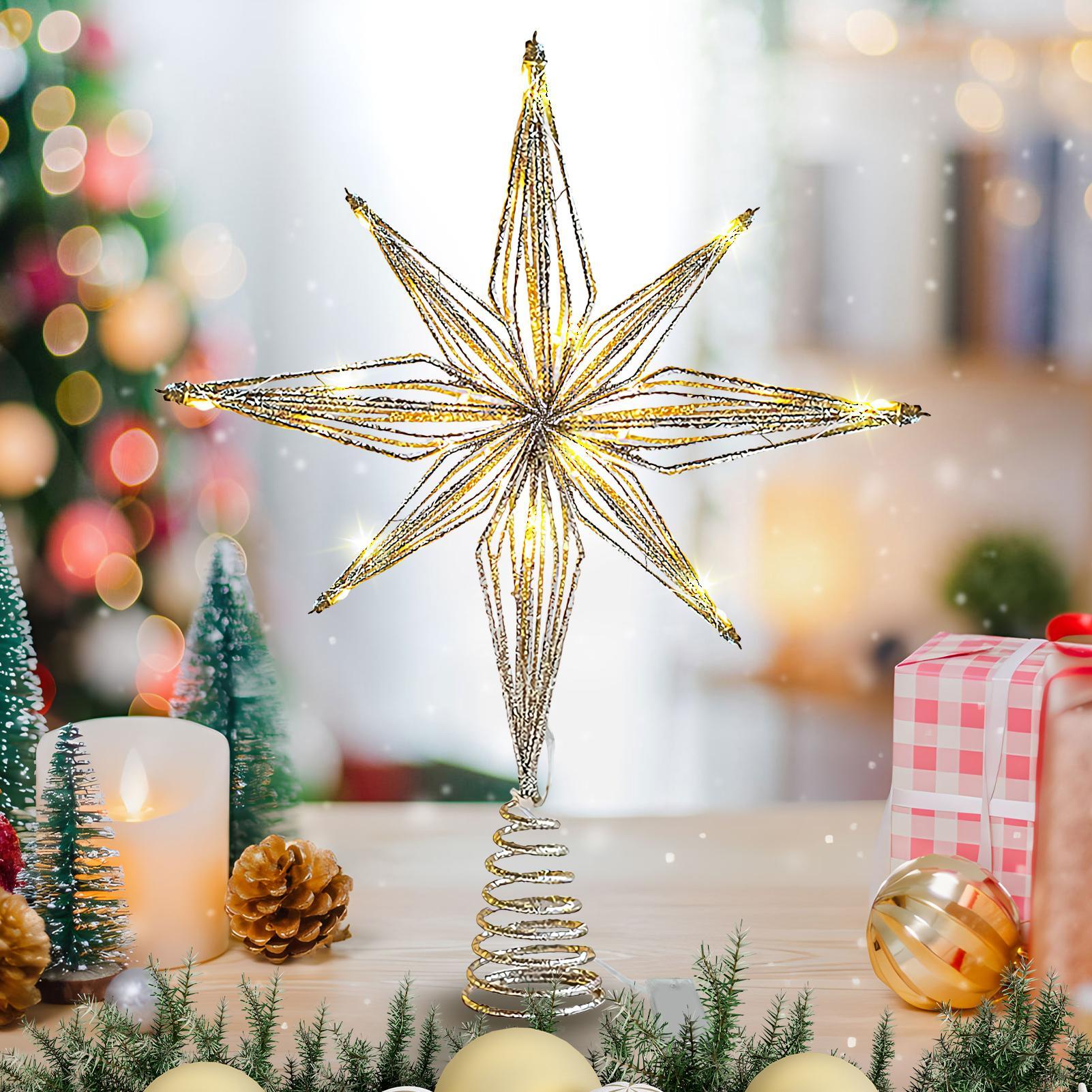Christmas Tree Topper 3D Star  - Star Tree Topper ulasan dan harga