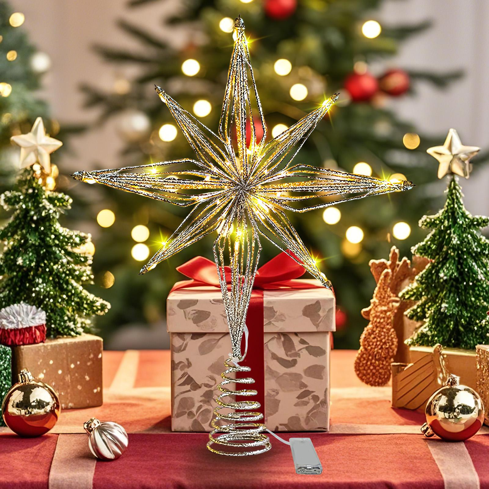 Christmas Tree Topper 3D Star  - Star Tree Topper ulasan dan harga