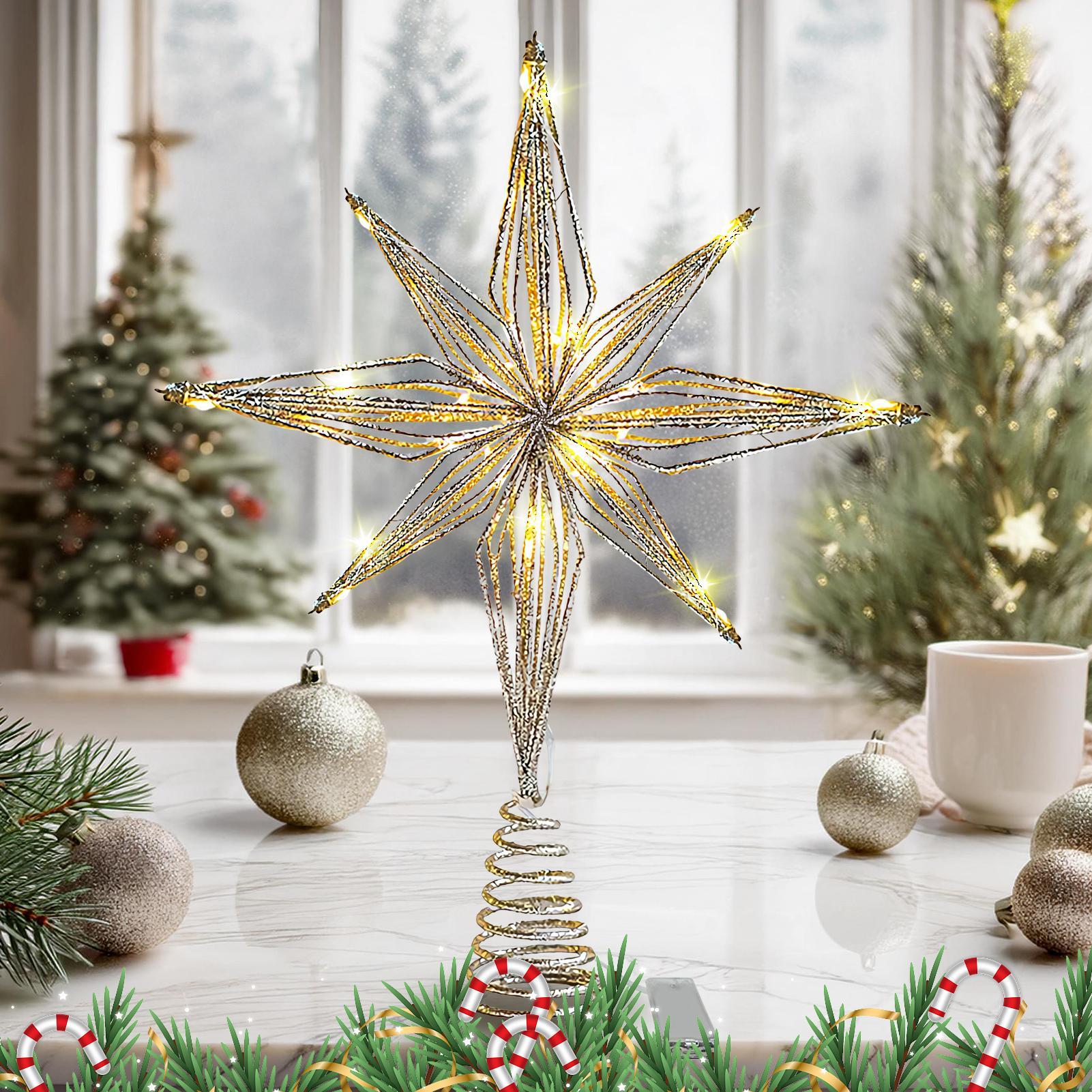 Christmas Tree Topper 3D Star  - Star Tree Topper ulasan dan harga