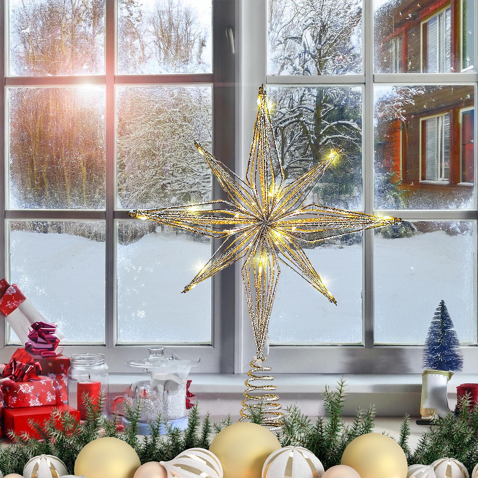 Christmas Tree Topper 3D Star  - Star Tree Topper ulasan dan harga