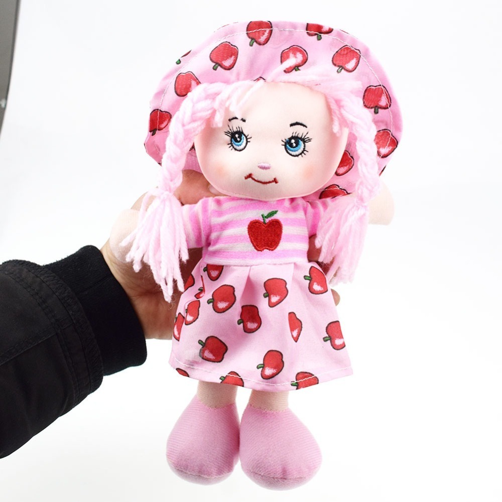 25cm Cartoon Kawaii Fruit Skir - Santa Hat Plush ulasan dan harga